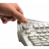 Cobertura de teclado Cherry WETEX para G84-5200 — 104 teclas, transparente, 0,25 mm