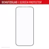 Proteção de ecrã e.v.i. Displex iPhone 17 Pro Premium com auxiliar de montagem – resistente a riscos, transparente/preto