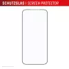 Película protetora de ecrã e.v.i. Displex Premium para iPhone 17 Pro Max com Mount Master (resistente a riscos e sujidade, transparente/preto)