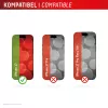 Proteção de ecrã e capa e.v.i. Displex para Apple iPhone 17, vidro temperado, transparente, aplicação a seco, resistente a riscos