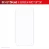 Proteção de ecrã e capa e.v.i. Displex para Apple iPhone 17, vidro temperado, transparente, aplicação a seco, resistente a riscos