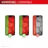 Película de proteção em vidro temperado Displex (10H) e.v.i. para Apple iPhone 16e/17e — resistente a riscos, sujidade e choques, transparente