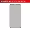 Proteção de ecrã em vidro temperado com privacidade e.v.i. Displex (10H) para Apple iPhone 16e/17e com filtro de privacidade, resistente a choques e riscos