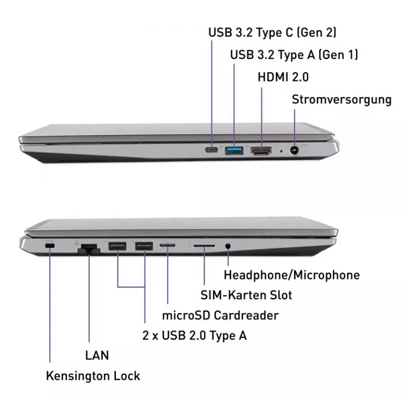 TERRA MOBILE 1500P Portátil AMD Ryzen™ 5 7430U 39,6 cm (15,6