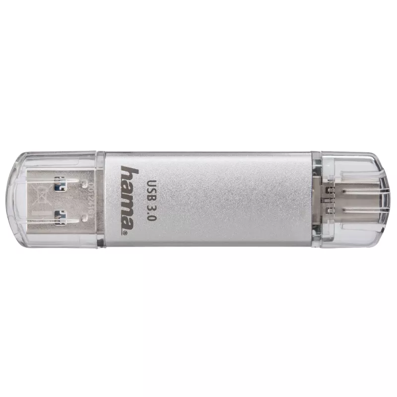 Pen drive USB Hama C-Laeta 64 GB USB Type-A / USB Type-C 3.2 Gen 1 (3.1 Gen 1) prateado