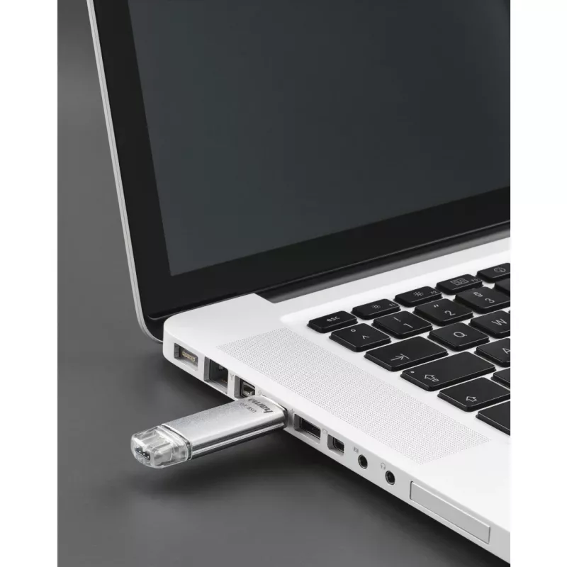 Pen drive USB Hama C-Laeta 64 GB USB Type-A / USB Type-C 3.2 Gen 1 (3.1 Gen 1) prateado
