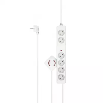 Hama 00223141 régua de tomadas inteligente 6 tomadas AC 3 m