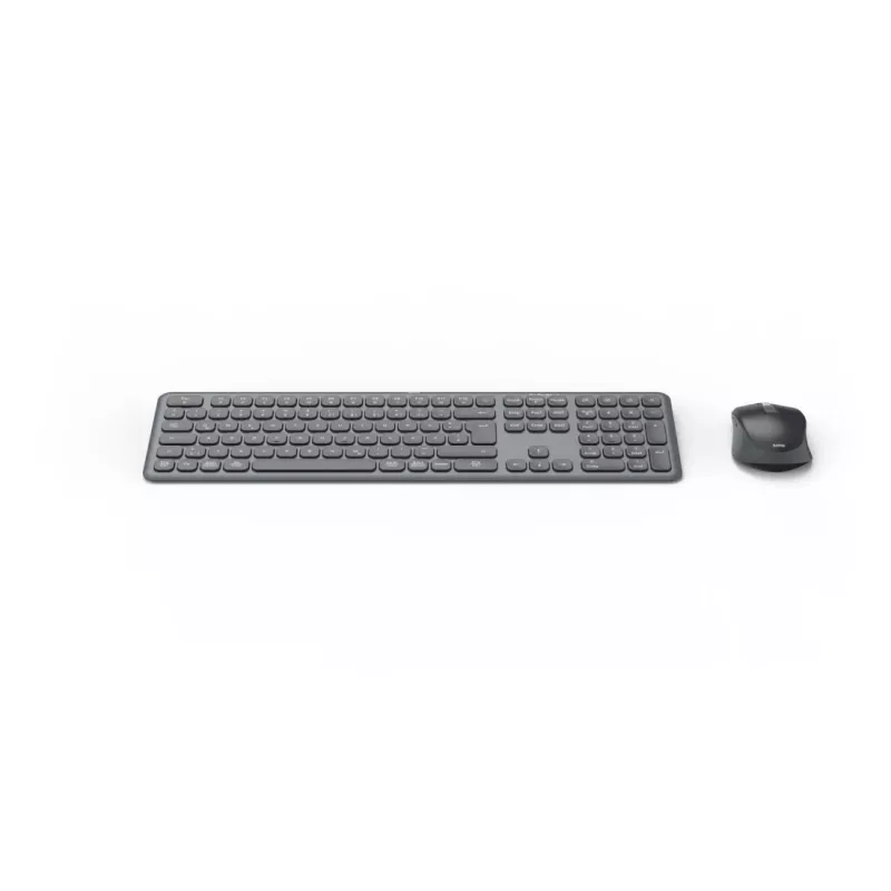 Hama WKM-550 teclado rato incluído Home/Office RF sem fios + Bluetooth QWERTZ alemão preto