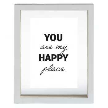 Moldura individual Hama Happy branca