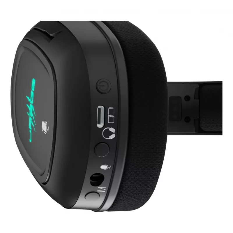Headset Hama SoundZ 920 com fios e sem fios arco de cabeça gaming USB Type-C Bluetooth base de carregamento preto
