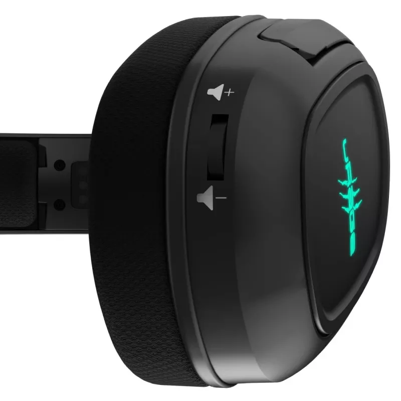 Headset Hama SoundZ 920 com fios e sem fios arco de cabeça gaming USB Type-C Bluetooth base de carregamento preto