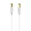 Cabo coaxial Hama 00202026 10 m branco