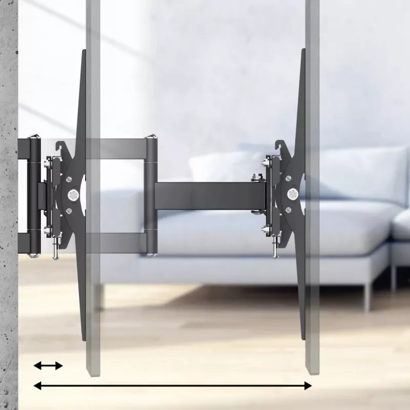 Hama 00220898 Suporte de parede para TV 2,16 m (85 polegadas) preto