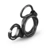 Hama 00178159 Fechadura para bicicleta preta 1200 mm cabo de aço
