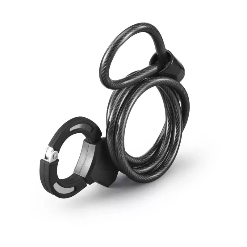 Hama 00178159 Fechadura para bicicleta preta 1200 mm cabo de aço