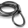 Hama 00178159 Fechadura para bicicleta preta 1200 mm cabo de aço