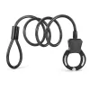 Hama 00178159 Fechadura para bicicleta preta 1200 mm cabo de aço