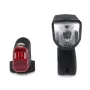 Hama 00185838 Conjunto de luzes LED para bicicleta, dianteira e traseira, pilhas, StVZO