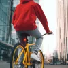 Hama 00185838 Conjunto de luzes LED para bicicleta, dianteira e traseira, pilhas, StVZO