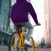 Hama 00185838 Conjunto de luzes LED para bicicleta, dianteira e traseira, pilhas, StVZO