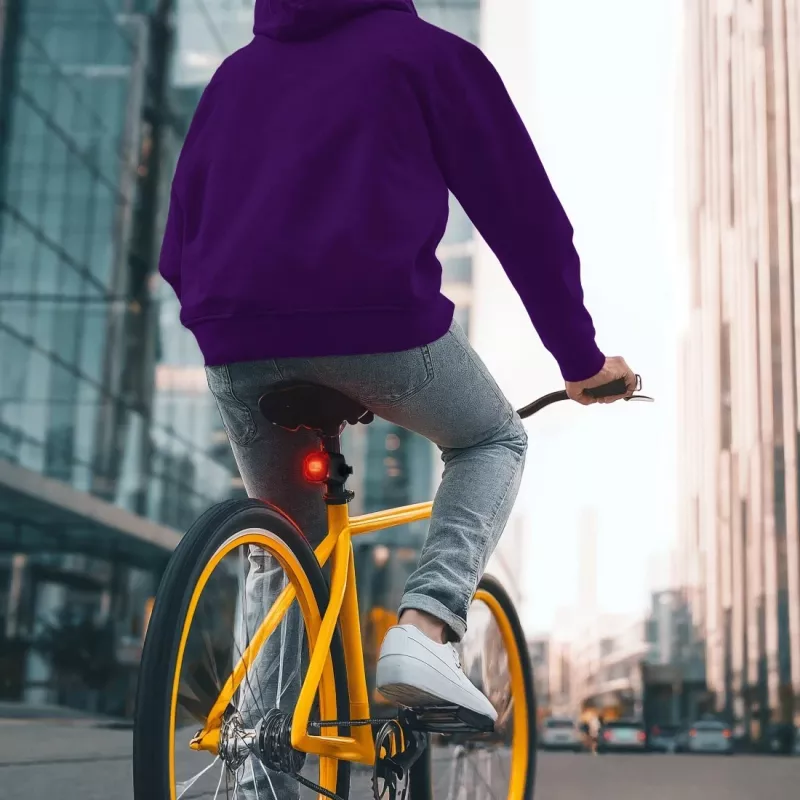 Hama 00185838 Conjunto de luzes LED para bicicleta, dianteira e traseira, pilhas, StVZO
