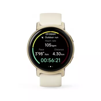 Hama Arion 3,35 cm (1,32 polegadas) AMOLED 43 mm Digital 466 x 466 píxeis ecrã tátil dourado GPS (satélite)