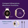 Hama Arion 3,35 cm (1,32 polegadas) AMOLED 43 mm Digital 466 x 466 píxeis ecrã tátil dourado GPS (satélite)