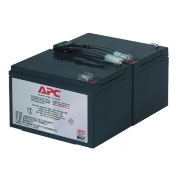 APC Cartucho de bateria de substituição RBC6 (OEM), chumbo-ácido (VRLA), preto, 7,68 kg, 195,6 x 152,4 x 94 mm, 0 - 40 °C, 0 - 95 %