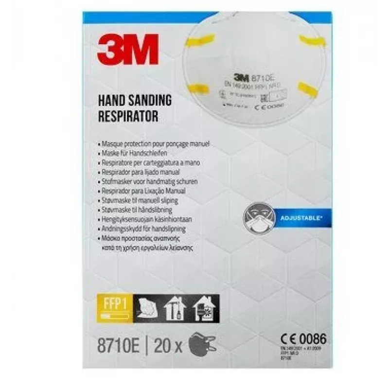 3M 8710PRO20 Máscara antipoeira 20 unid. taça FFP1