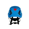 3M X5003V-CE Capacete de proteção plástico ABS azul