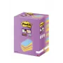 3M 655-16SS-COL Notas adesivas retangulares azul, verde, laranja, rosa, amarelo 90 folhas autoadesivas