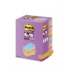 3M 655-16SS-COL Notas adesivas retangulares azul, verde, laranja, rosa, amarelo 90 folhas autoadesivas