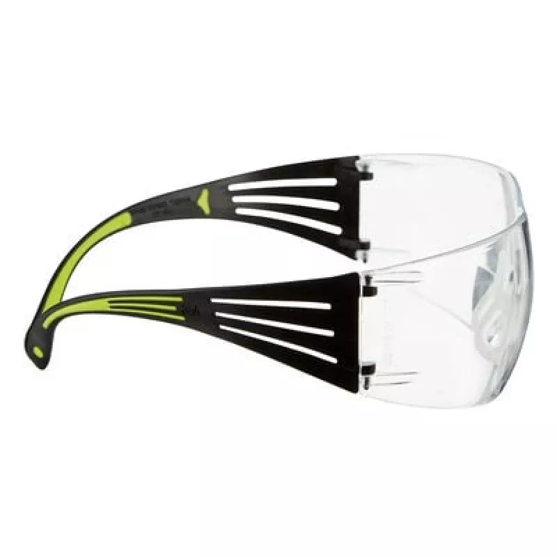 3M SF425C1 Óculos de segurança plástico preto, verde