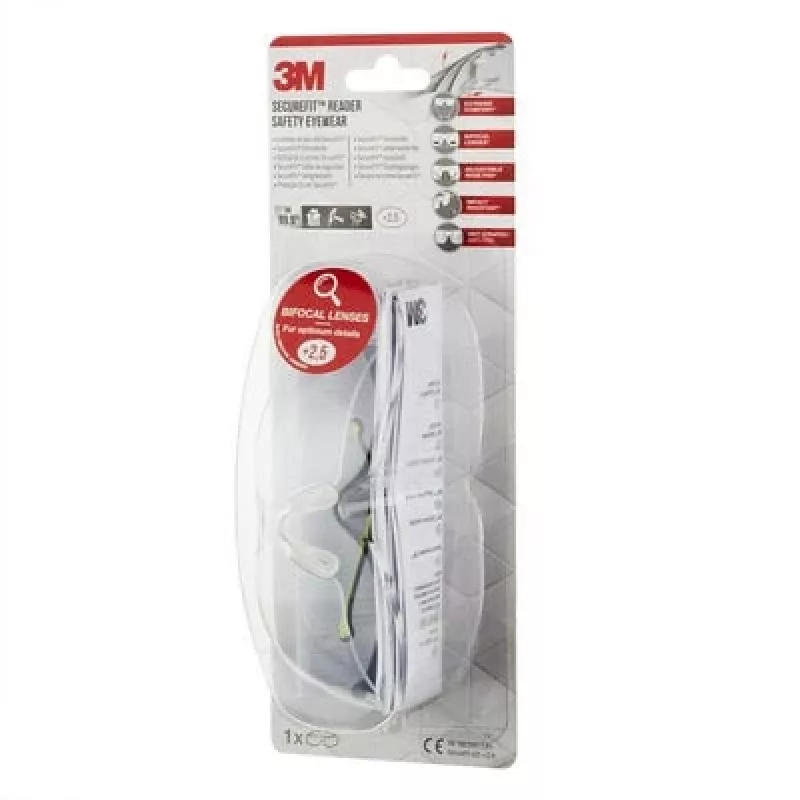 3M SF425C1 Óculos de segurança plástico preto, verde