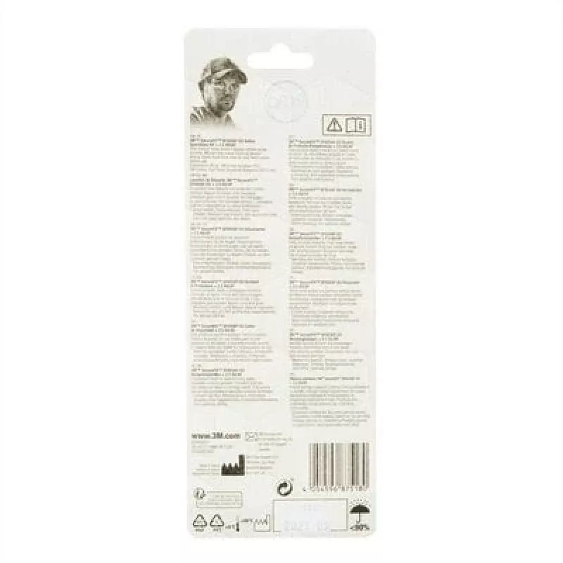 3M SF425C1 Óculos de segurança plástico preto, verde