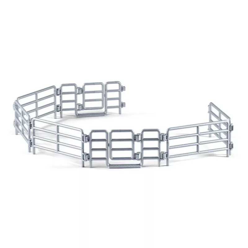 schleich Cerca de pasto, cerca para figuras de brincar, 3 ano(s), prateado