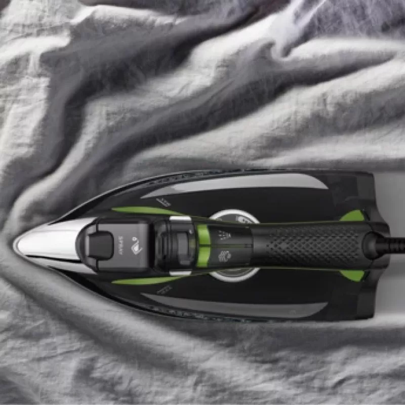 Rowenta DW6330 Eco Intelligence Ferro a seco e a vapor Microsteam 400 HD base 2500 W preto, verde