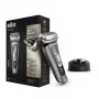 Braun Series 9 9325s Máquina de barbear elétrica da mais recente geração, base de carregamento, estojo de tecido, grafite