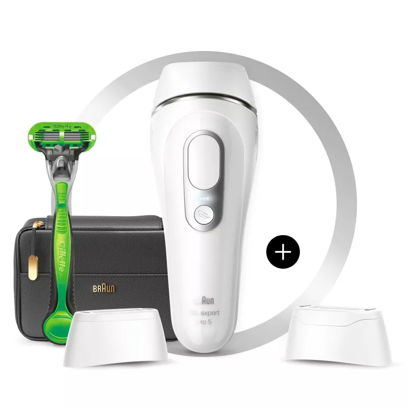 Braun Silk-expert Pro Silk·expert Pro 5 PL5145 Luz pulsada intensa (IPL) prateado, branco