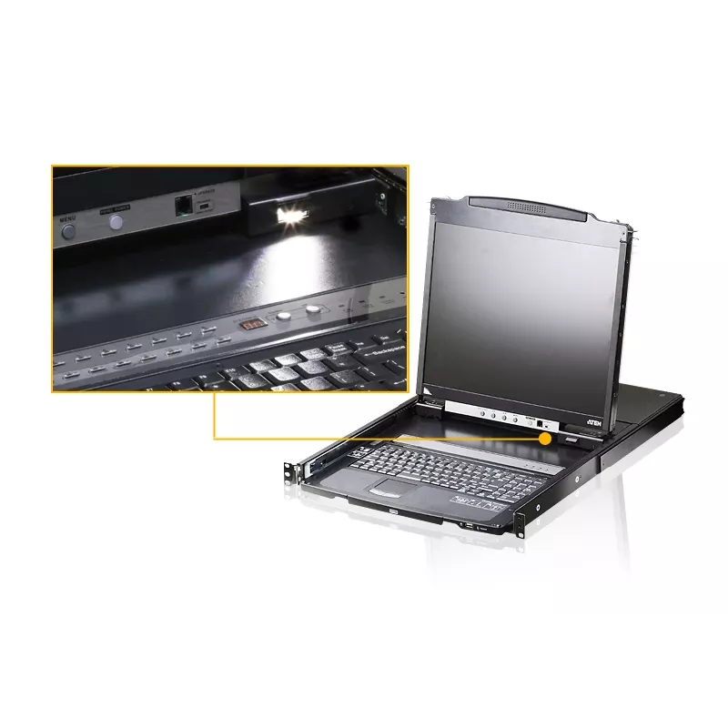 ATEN CL5800N-ATA-EG Consola de rack 48,3 cm (19