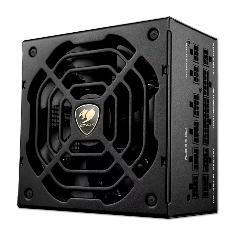 Fonte de alimentação COUGAR GR 1000W ATX3.1 PCIE 5.1 80 PLUS Gold, 1000 W, 20+4 Pin ATX, ventoinha de 120 mm