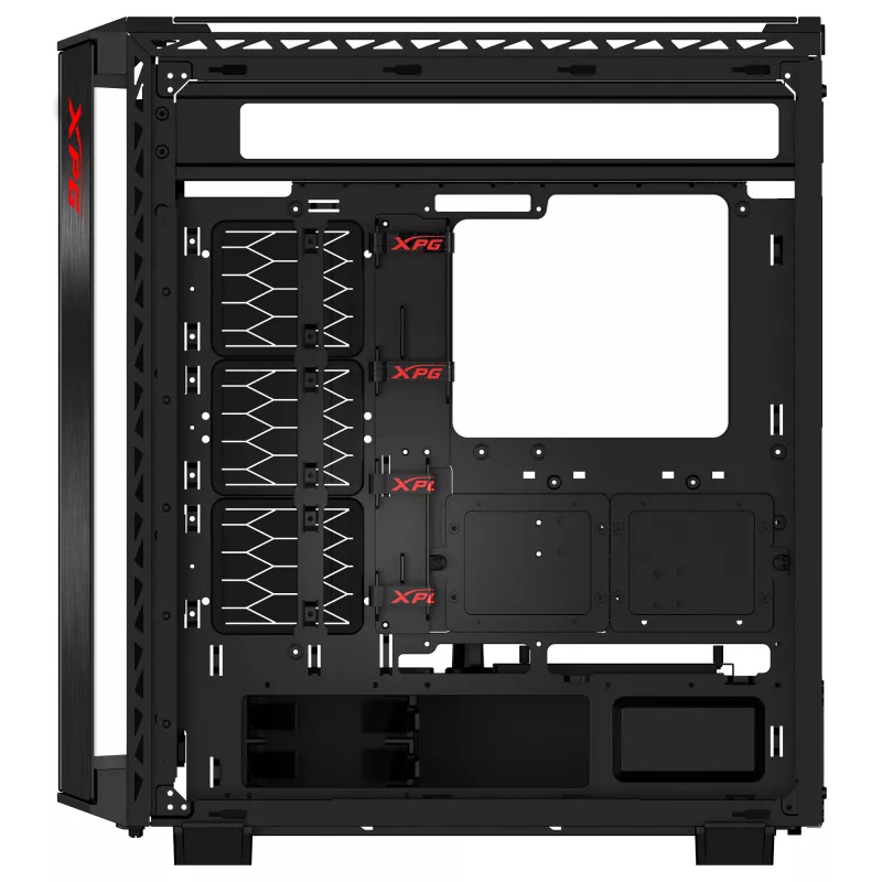 XPG BATTLECRUISER II ST Mid-Tower Preto, Midi Tower, PC, Preto, ATX, EATX, micro ATX, Mini-ITX, Aço inoxidável, Gaming