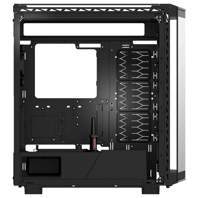 XPG BATTLECRUISER II ST Mid-Tower Preto, Midi Tower, PC, Preto, ATX, EATX, micro ATX, Mini-ITX, Aço inoxidável, Gaming