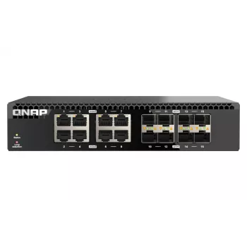QNAP QSW-3216R-8S8T Switch de rede Unmanaged L2 10G Ethernet (100/1000/10000) Preto
