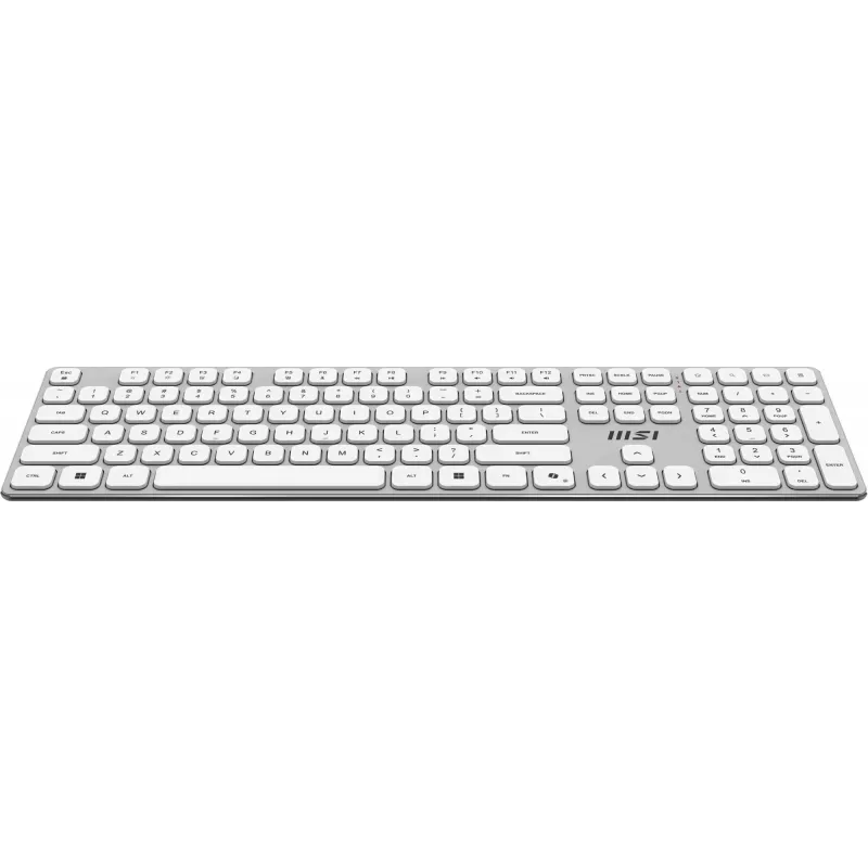 MSI FORGE K210 W COMBO WHITE US Teclado Rato incluído Home/Office USB QWERTY US English