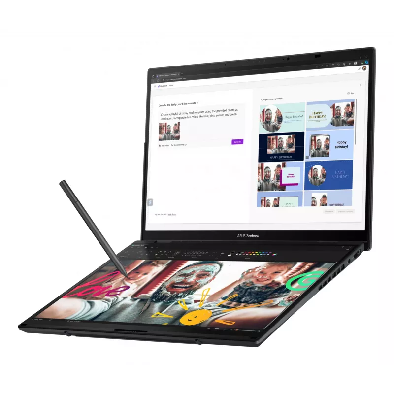 ASUS Zenbook Duo UX8406MA-QL308X Intel Core Ultra 7 155H Híbrido (2-em-1) 35,6 cm (14