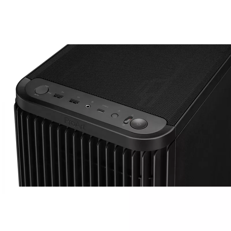 Caixa de PC ASUS ProArt PA401 Mesh Panel Preto, ATX, 2x160mm frente, 1x120mm traseira, 2x3,5