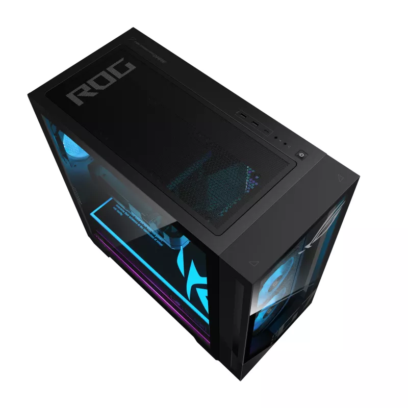 ASUS ROG G700 GM700TZ-R8400F004WS AMD Ryzen™ 5 8400F 32 GB DDR5-SDRAM 1 TB SSD NVIDIA GeForce RTX 5060 Ti Windows 11 Home Tower PC Preto