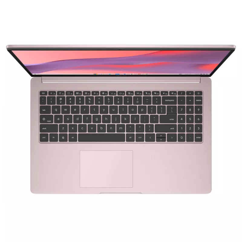 ASUS Chromebook CX1505CTA-S70268 Intel® N N50 39,6 cm (15,6 inch) Full HD 8 GB LPDDR5-SDRAM 128 GB eMMC Wi-Fi 6 (802.11ax) ChromeOS Alemão Rosa