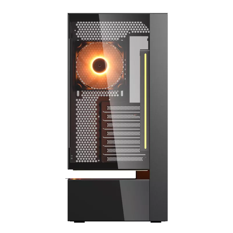Cougar CFV235 Vision Midi Tower Caixa de PC, ARGB, LCD de 9,16